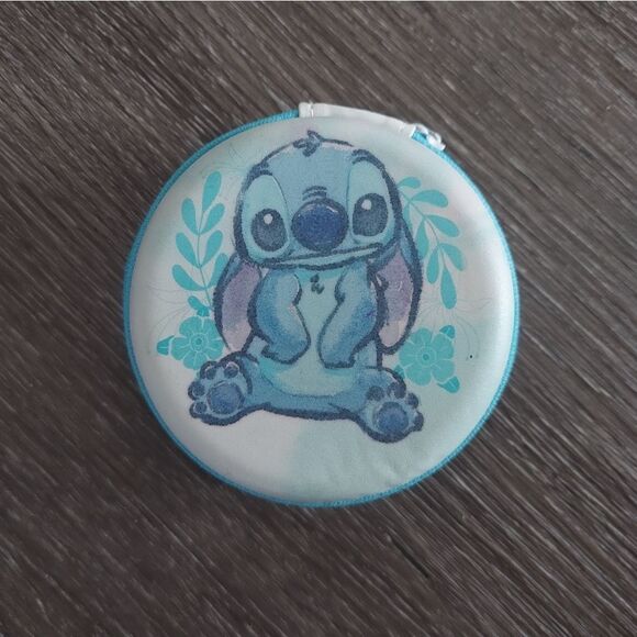Disney Lilo & Stitch Floral Stitch Earbuds Pouch - Picture 1 of 4